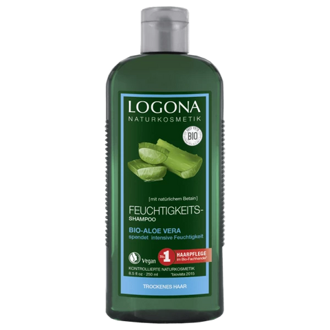 Logona Feuchtigkeits-Shampoo Bio-Aloe-Vera, 250 ml