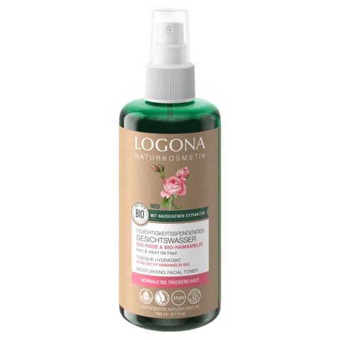 Logona Feuchtigkeitsspendendes Gesichtswasser Bio-Rose & Bio-Hamamelis 150ml