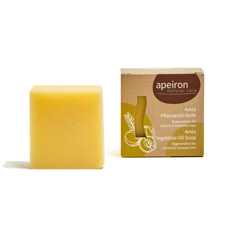 Apeiron Pflanzenöl-Seife Amla Bio – Regeneration für Haut, Bio 100g