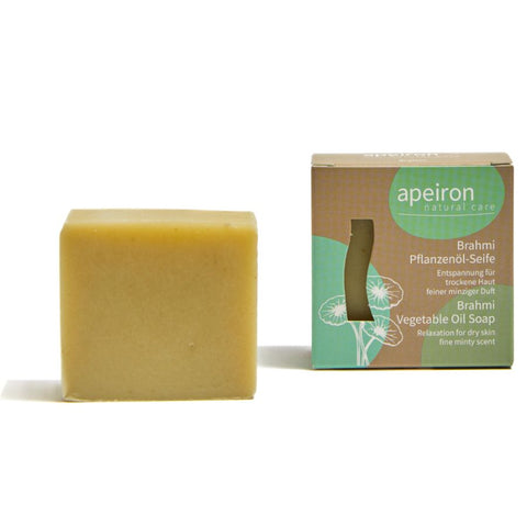 apeiron Pflanzenöl-Seife Brahmi Bio 100g - Entspannung für trockene Haut