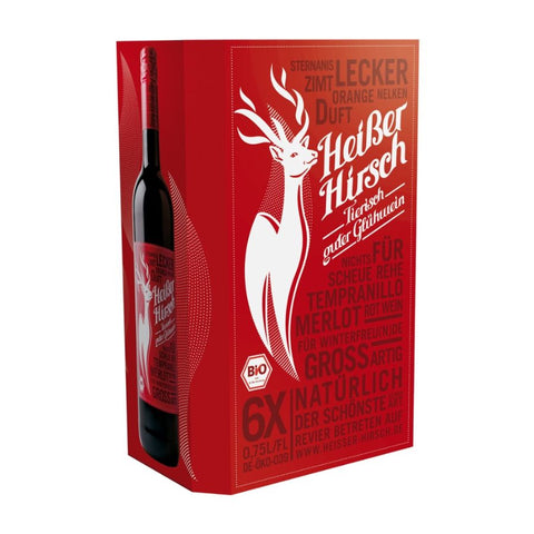 Heißer Hirsch Bio Glühwein rot (0.75l)
