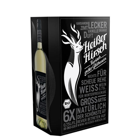 Heißer Hirsch Bio Glühwein weiß 0,75l