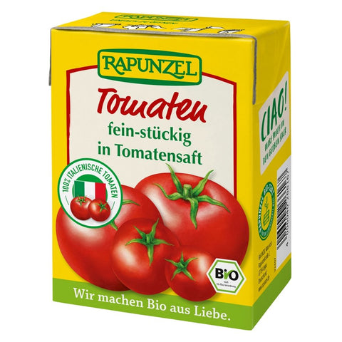Rapunzel Fein-Stückige Tomatenpolpa im Tetra Pak (390g)