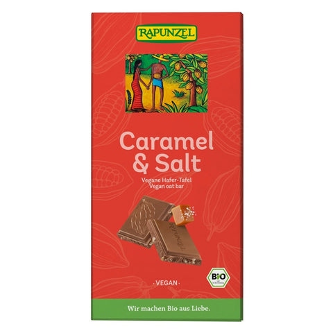 Rapunzel Schokolade - Caramel & Salt vegane Hafer-Tafel (100g)