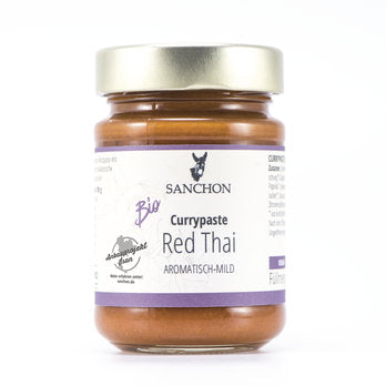 Sanchon Red Thai Currypaste 190 g Bio
