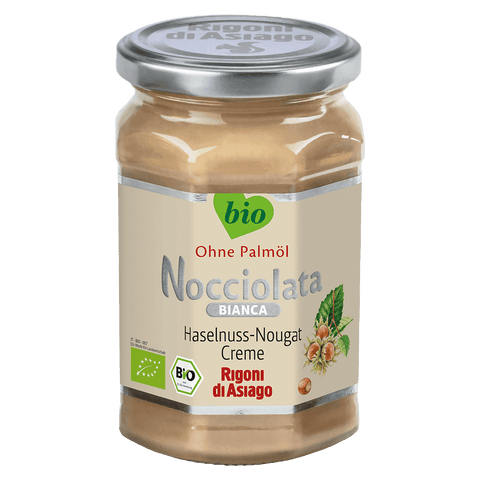 Rigoni di Asiago Nocciolata Bianca (250g) Haselnuss-Nougat Creme Bio
