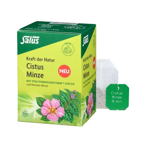 Salus Kraft der Natur Cistus Minze Tee Bio 15 Filterbeutel