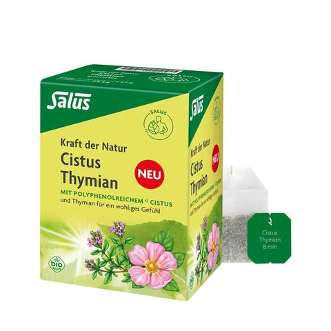 Salus Kraft der Natur Cistus Thymian Tee Bio 15 Filterbeutel