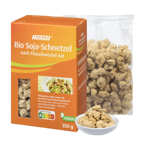 Hensel Bio Soja-Schnetzel nach Fleischwürfel-Art 250g