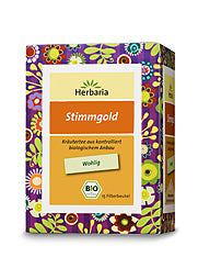 Herbaria Stimmgold Tee 15 Filterbeutel Bio
