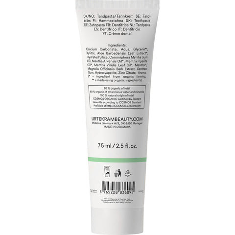 Urtekram Fresh Mint Toothpaste Bio 75 ml