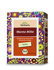 Herbaria Warme Mitte Tee 15 Filterbeutel Bio