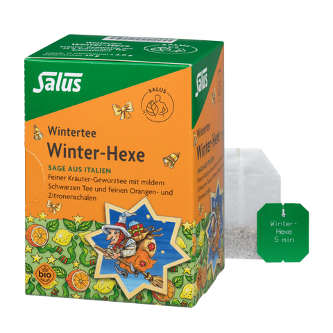 Salus Winter-Hexe Käuter-Gewürztee mit 25 % Schwarzem Tee Bio15 Filterbeutel
